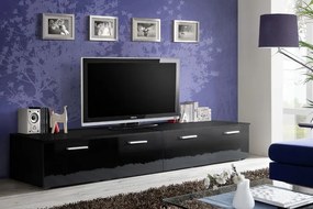TV stolík/skrinka Deon 23 ZZ DU (čierna + lesk čierny). Akcia -21%. Vlastná spoľahlivá doprava až k Vám domov. 764368