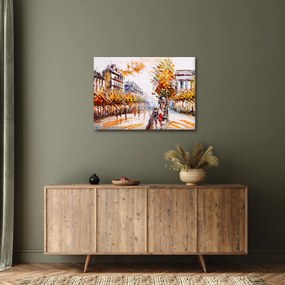 Obraz - Ulica v Paríži (70x50 cm)