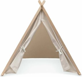 Detský stan na hranie naturálny