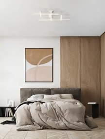 LED stmievateľné biele moderné stropné svietidlo Pace