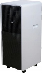 Prenosný jednokanálový klimatizátor s diaľkovým ovládaním, biely, 12000 Btu, 3,3 kW