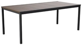 Záhradný stôl Keter Porto 200 walnut black steel
