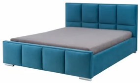 Posteľ FABRIZZIO SQUERE P 160 x 200, s roštom, s úložným priestorom