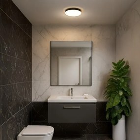 LED Kúpeľňové stropné svietidlo MAYA LED/15W/230V pr. 33 cm IP44 čierna