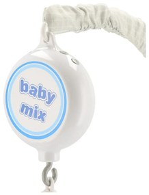 Baby Mix Elektronický kolotoč nad postýlku smelodiemi Medvídci a králíci, pr. 35 cm