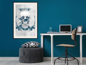 Artgeist Plagát - Life Is Brutal [Poster] Veľkosť: 30x45, Verzia: Zlatý rám