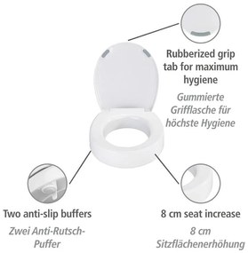 Biele WC sedadlo Wenko Secura Comfort