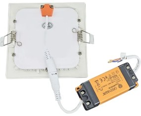 LED Kúpeľňové podhľadové svietidlo VEGA LED/18W/230V 2800K 22,5 cm IP44 biela