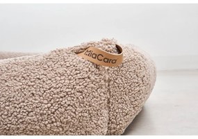 Béžový pelech pre psa z materiálu buklé 55x70 cm Senso Greige S – MiaCara