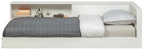 Rohová posteľ connect 90 x 200 cm biela MUZZA