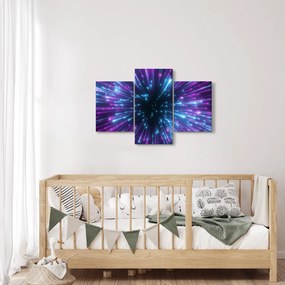 Obraz - Neónový priestor (90x60 cm)