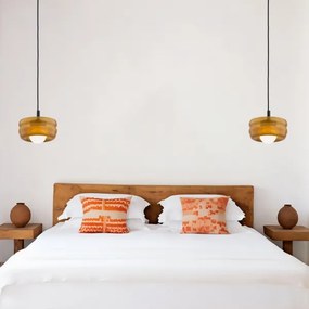 Argon 8816 - Luster na lanku TEVO 1xG9/4,5W/230V hnedá/dymová