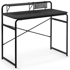 Čierny písací stôl Kave Home Foreman