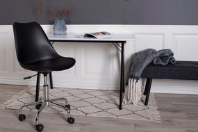 Dizajnová kancelárska stolička Maisha čierna