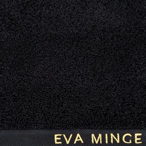 FROTÉ UTERÁK EVA MINGE VENUS SADA 6KS 30X50 CM ČIERNA