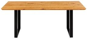 Symphony stôl hnedý/čierny 160x80 cm
