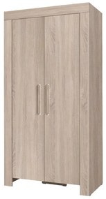 Šatníková skriňa Camber C2 (dub sonoma). Akcia -22%. Vlastná spoľahlivá doprava až k Vám domov. 606019