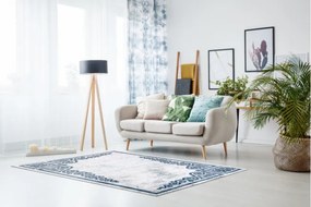 Koberec AKRYL VALS 0A104A C53 47 Grecky ornament slonia kost / sivý