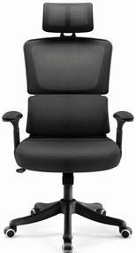 Herné kreslo HC-1011 Black Mesh