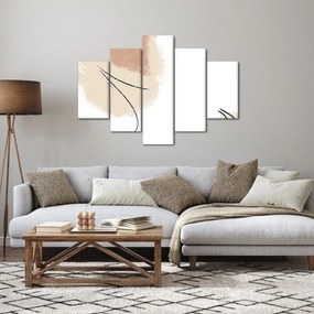 Obraz - Biela abstrakcia (150x105 cm)