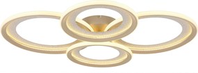 XXXLutz STROPNÉ LED SVIETIDLO, 85,5/64,5/9 cm - Interiérové svietidlá - 004558207501
