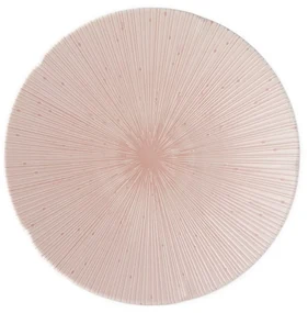 Ružový keramický tanier ø 24 cm ICE PINK - MIJ