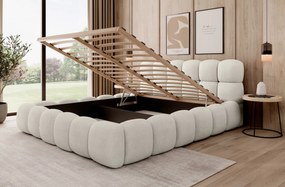 ČALÚNENÁ POSTEĽ ASHLEY 140x200 QUELLE 03 BÉŽOVÁ