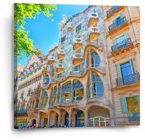 Sablio Obraz Barcelona Gaudi Casa Batllo 2 - 50x50 cm