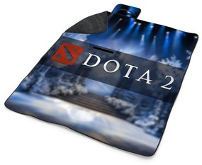 Sablio Plážová deka DOTA 2 Modrá: 200x140 cm