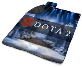 Sablio Plážová deka DOTA 2 Modrá: 200x140 cm
