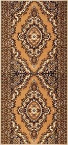 Alfa Carpets, Behúň na mieru TEHERAN T-102 beige, šíre 120 cm, béžová, chodba / predsieň