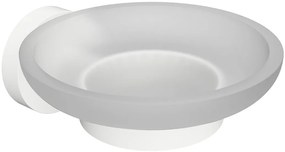 Sapho Sapho, X-ROUND WHITE mydeľnička sklenená, biela, XR803W