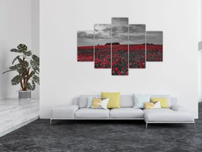 Obraz vlčích makov (150x105 cm)
