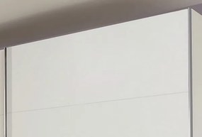 Šatníková skriňa Bert, 225 cm, biela