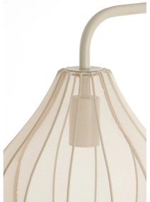 Béžová stojacia lampa s textilným tienidlom (výška 156,5 cm) Elati – Light &amp; Living