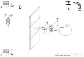 Nástenné svietidlo Globe, 1x betónové tienidlo