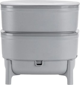 Sivý kompostér 30 l Urbalive – Plastia