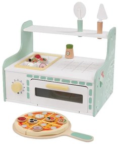 lupilu®  Drevený zmrzlinársky vozík/Pec na pizzu (pizzeria)  (100394095)