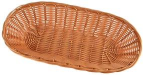 Oválný košík SINO 30x16,5x7 cm hnědý