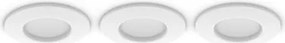Philips - Sada 3x LED RGBW stmievateľných kúpeľňových podhľadových svietidiel Hue SLIM LED/8,3W/230V IP44