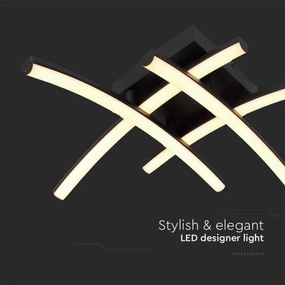 LED Stropné svietidlo LED/24W/230V 3000K čierna