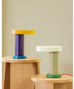 Fialová LED stmievateľná stolová lampa (výška 25 cm) Magic – Hübsch