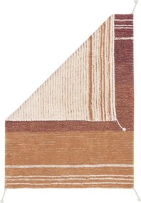 Bavlnený koberec v tehlovej farbe 170x240 cm Twin Toffee – Lorena Canals