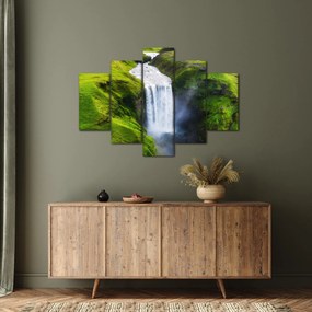 Obraz - Vodopád Skogafoss (150x105 cm)