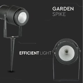 LED Vonkajšia lampa LED/12W/230V 3000K čierna IP65