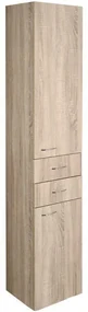 Aqualine Aqualine, ZOJA/KERAMIA FRESH skrinka vysoká 35x184x29cm, dub platin, 51222