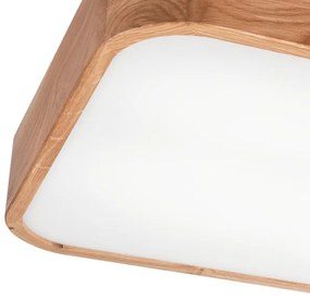 Stropné svietidlo OAK SQUARE 4xE27/15W/230V 45x45 cm dub