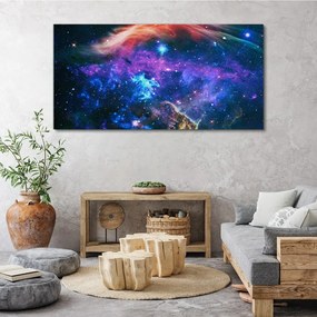 Obraz na plátne Priestor hviezdy nočná obloha