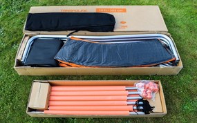 Aga SPORT FIT 305 cm Orange + vnútorná ochranná sieť