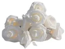 DECOLED Svetelná reťaz LED na batérie, 10 teplých bielych LED diód, 1,8 m, ružová